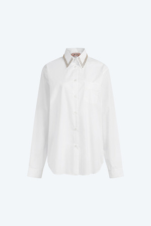 우븐 카라 셔츠