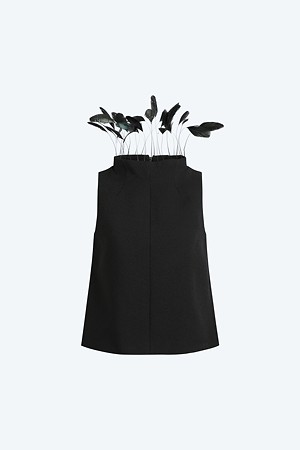 블랙 탑 블라우스