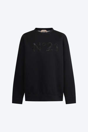 비즈 로고 스웻셔츠