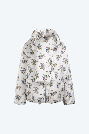 플라워 패턴 패딩