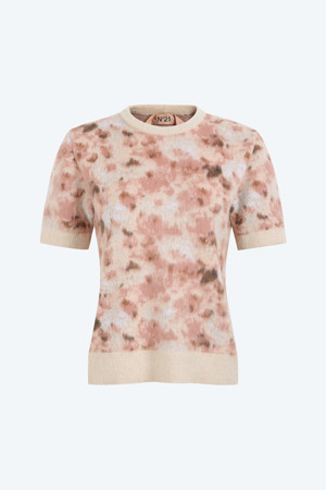 플라워 패턴 니트