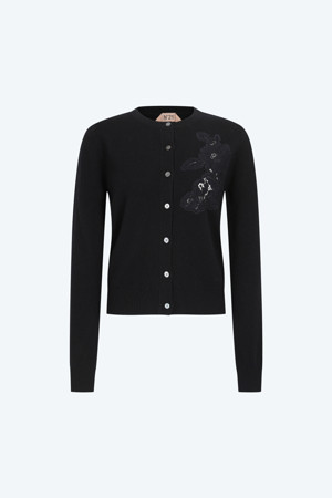 레이스 엠브로이더리 가디건