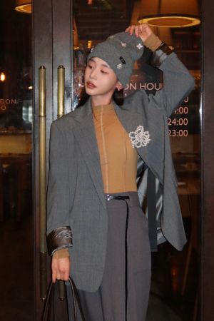 주얼 디테일 비니