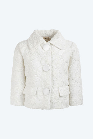 플라워 아플리케 자켓