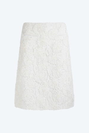 플라워 아플리케 스커트