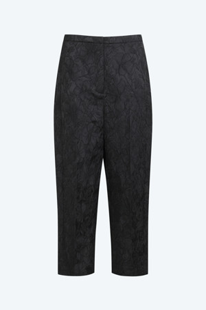 블랙 자카드 팬츠