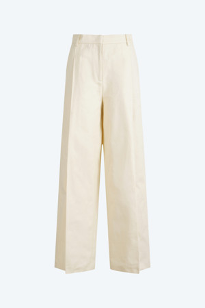 에크루 테일러드 팬츠