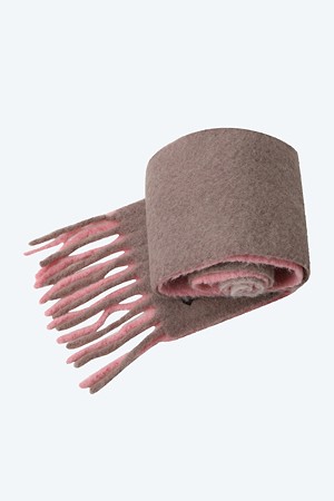 브라운 핑크 머플러