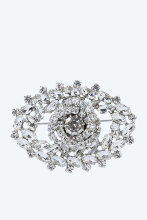 크리스털 브로치