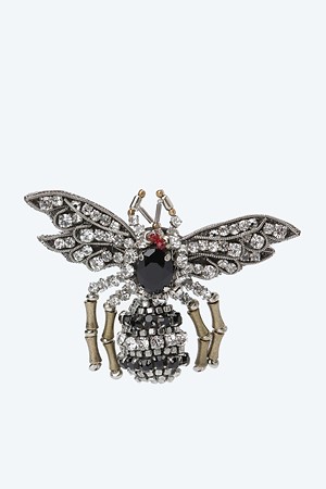 골드 비 브로치