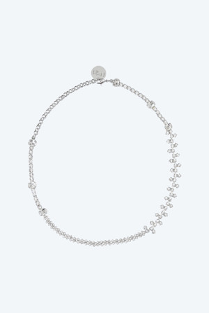 크리스탈 체인 롱 네크리스