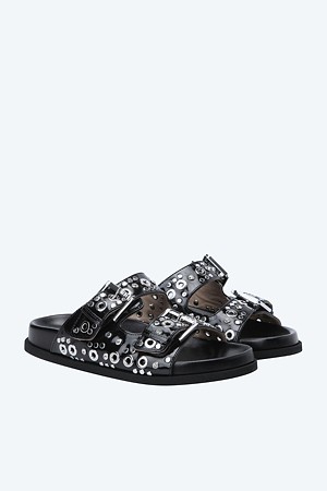 블랙 아일렛 샌들