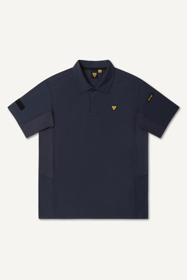 네이비 컬러의 워크 쿨링 폴로 반팔 티셔츠입니다. 여름철 워크웨어와 일상복으로 활용하기 좋은 스탠다드핏의 폴로 티셔츠로, 나일론과 폴리우레탄 혼방 소재로 제작되어 부드러운 촉감과 뛰어난 신축성을 자랑합니다. 흡습, 속건, 냉감, 통기성 기능을 갖춰 쾌적한 착용감을 제공하며, YKK 스냅 버튼, 펜꽂이 포켓, 벨크로 시스템, 3M 재귀반사 프린트, 메쉬 소재 통기성 등 다양한 디테일이 돋보입니다. 스포티하고 미니멀한 디자인으로 워크샵룩, 여행룩 등 다양한 TPO에 활용할 수 있습니다.

