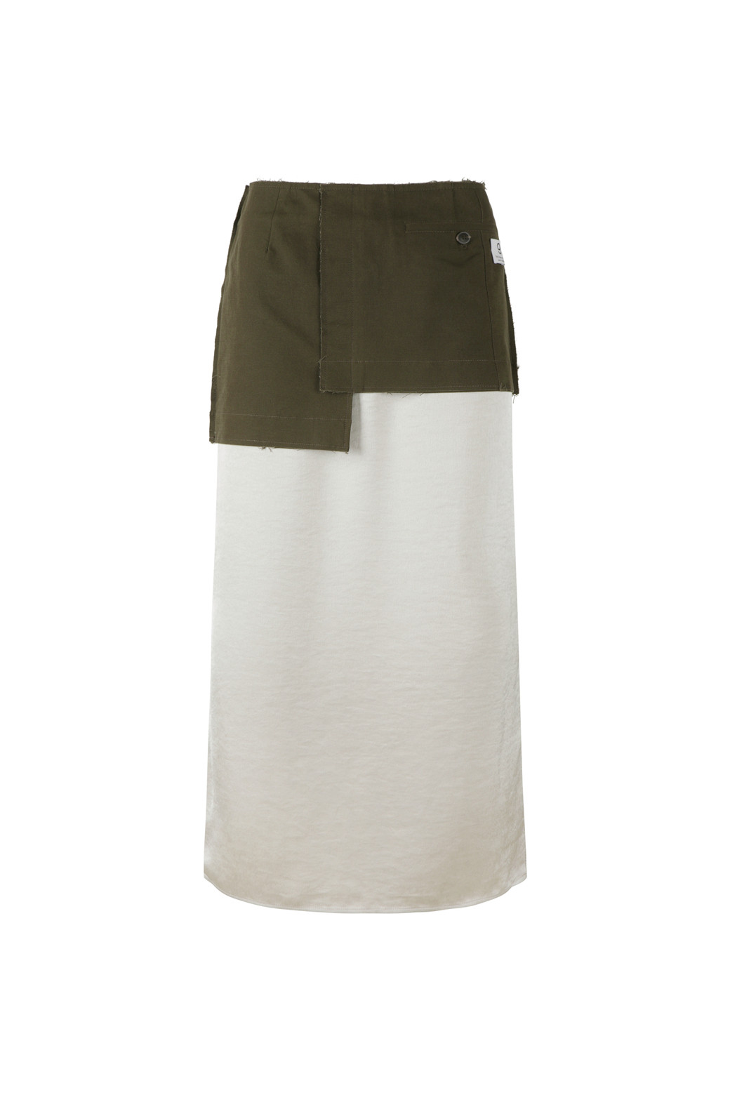 RE;CODE - 미디스커트 - [RE;CODE 여성] Lining Patched Long Skirt