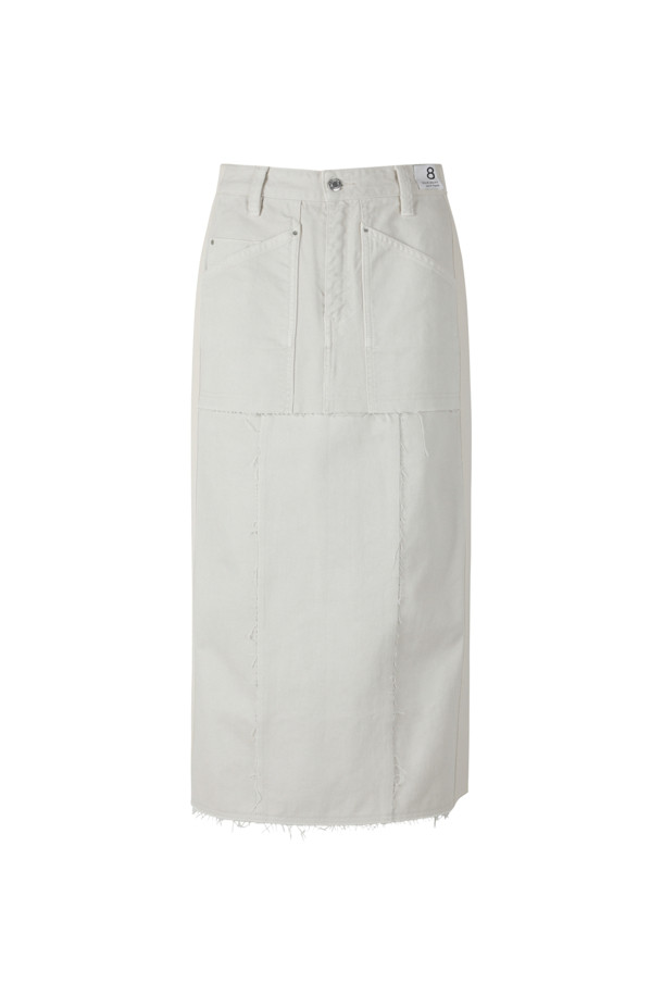 RE;CODE - 롱스커트 - [RE;CODE 여성] Back pleats Denim Long Skirt