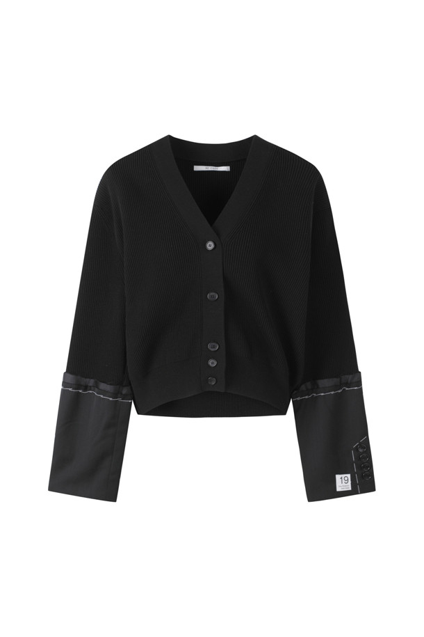 RE;CODE - 가디건 - [RE;CODE 여성] Suit Sleeve Patch Cardigan