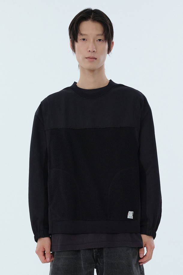 RE;CODE -  - [RE;CODE 남성] Pannel Fleece Top