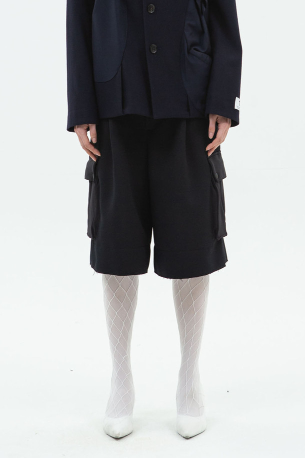 RE;CODE - 쇼트팬츠 - [RE;CODE 여성] Waist Banding Midi Pants