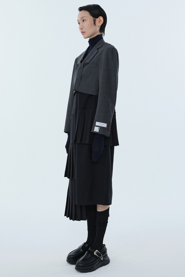 RE;CODE - 자켓 - [RE;CODE 여성] Cropped Raw Edge Jacket