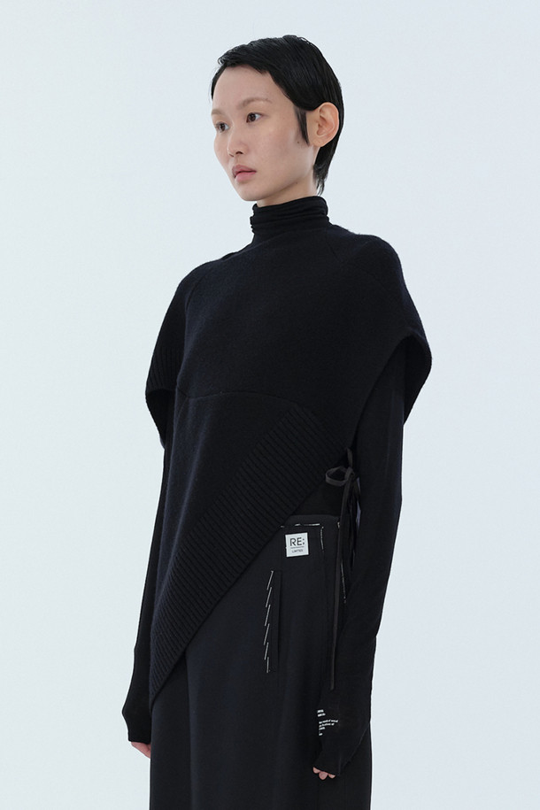 RE;CODE - 스웨터 - [RE;CODE 여성] Short Sleeves Blanket Knit Top