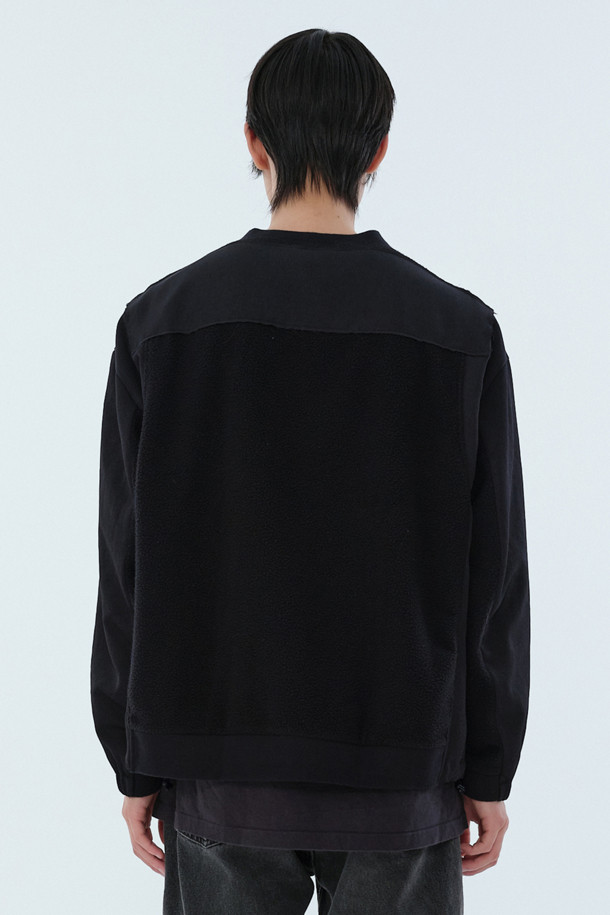 RE;CODE -  - [RE;CODE 남성] Pannel Fleece Top