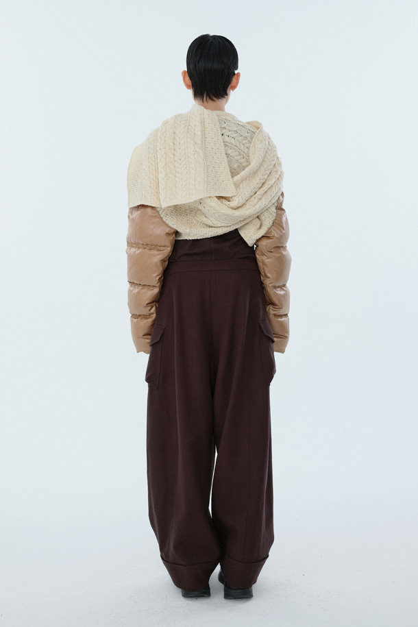 RE;CODE - 스웨터 - [RE;CODE 여성] Padded Sleeves Shawl