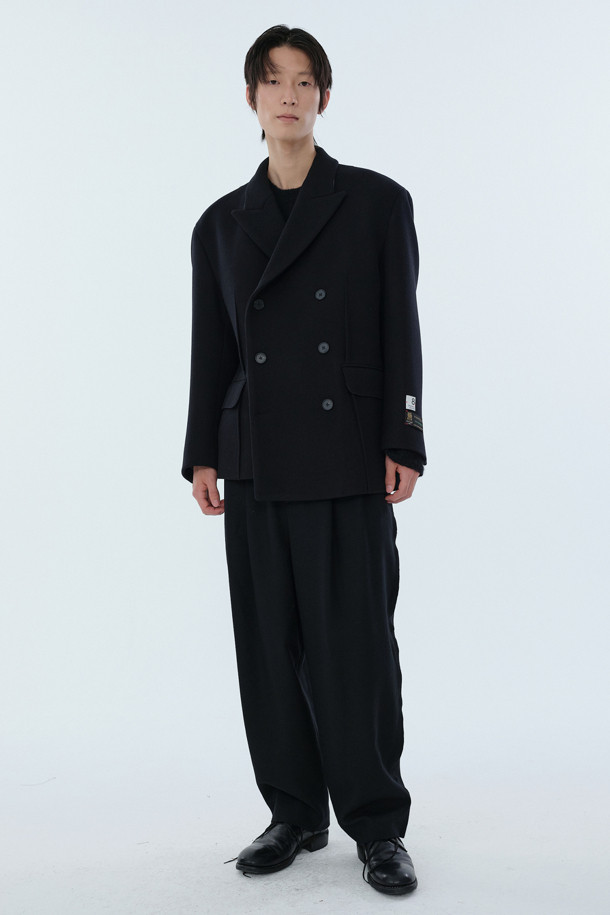 RE;CODE - 코트 - [RE;CODE 남성] Oversized Maxi Double Half Coat