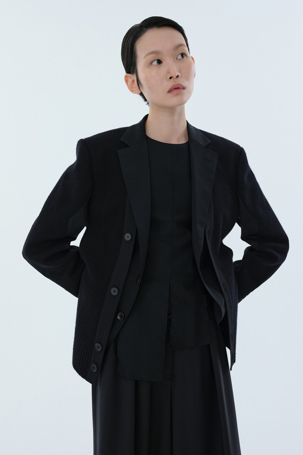 RE;CODE - 자켓 - [RE;CODE 여성] Knit Layered Jacket