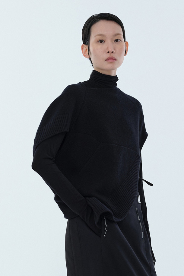 RE;CODE - 스웨터 - [RE;CODE 여성] Short Sleeves Blanket Knit Top