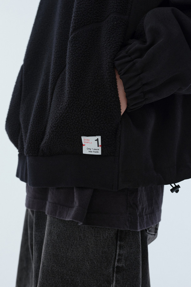 RE;CODE -  - [RE;CODE 남성] Pannel Fleece Top