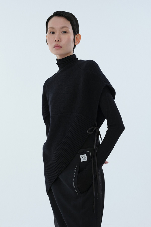 RE;CODE - 스웨터 - [RE;CODE 여성] Short Sleeves Blanket Knit Top