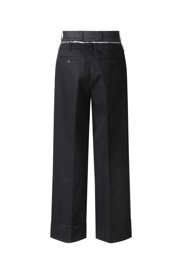 RE;CODE - 롱/미디팬츠 - [RE;CODE 여성] Double Waist Cotton Trousers