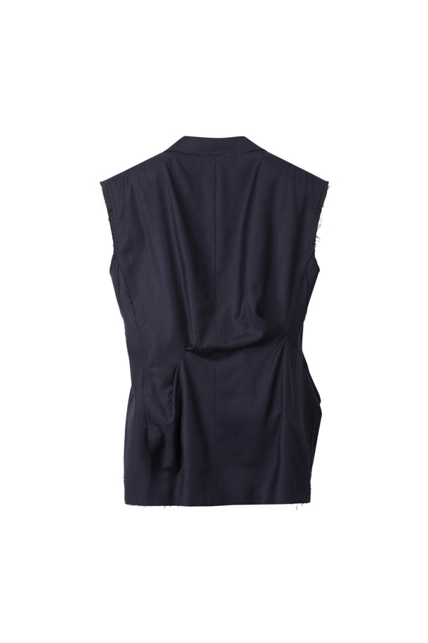 RE;CODE - 베스트 - [RE;CODE 여성] Crushed Asymmetirc Slim Vest