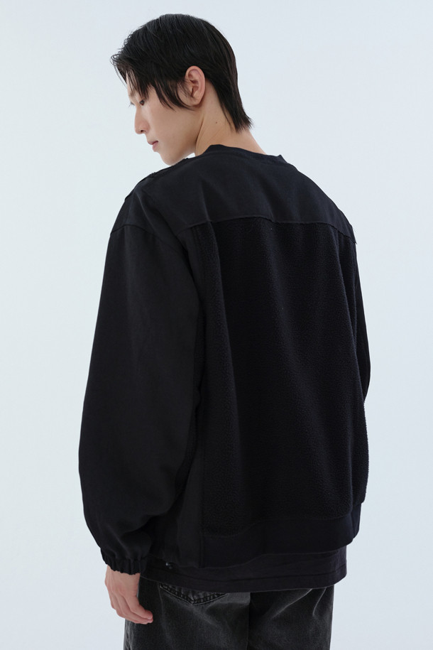 RE;CODE -  - [RE;CODE 남성] Pannel Fleece Top