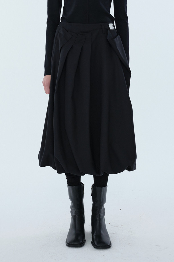 RE;CODE - 롱스커트 - [RE;CODE 여성] Crushed Volume Skirt