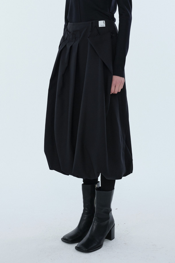 RE;CODE - 롱스커트 - [RE;CODE 여성] Crushed Volume Skirt