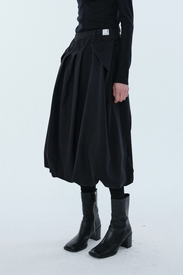 RE;CODE - 롱스커트 - [RE;CODE 여성] Crushed Volume Skirt