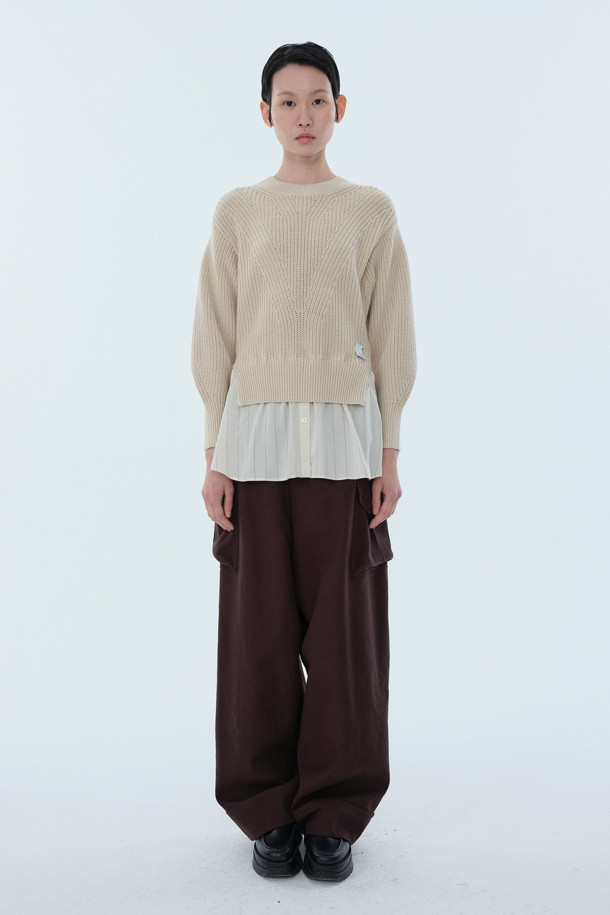 RE;CODE - 스웨터 - [RE;CODE 여성] Shirts Layered Sweater