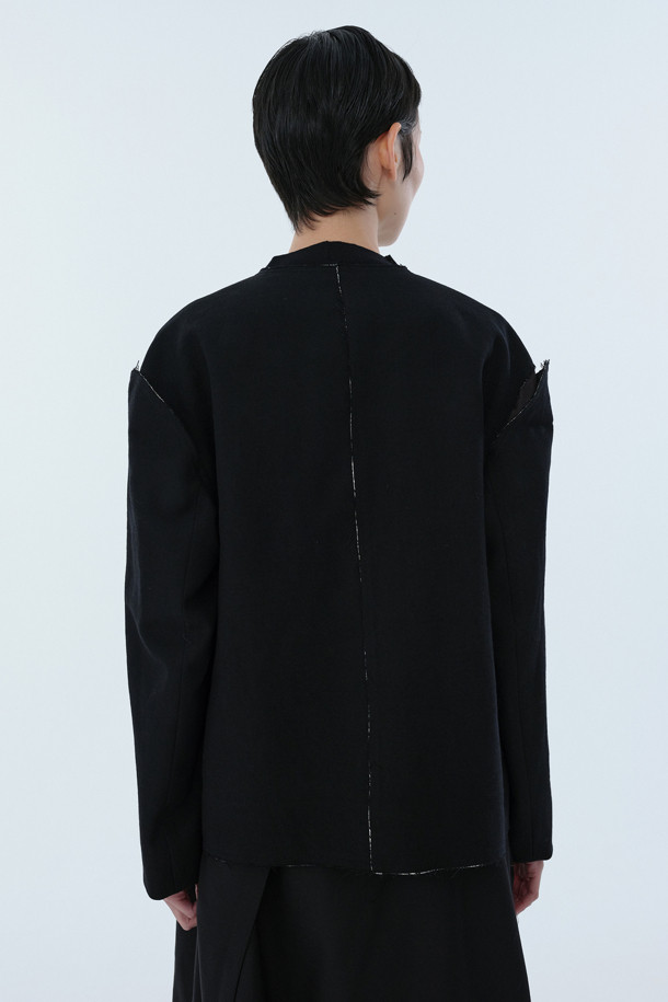 RE;CODE - 자켓 - [RE;CODE 여성] V-neck Slit Shoulder Jacket Coat