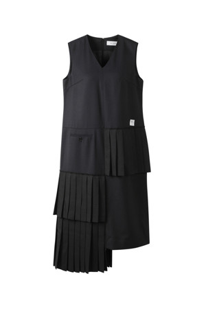 [RE;CODE 여성] Pleats Layered Sleeveless Dress