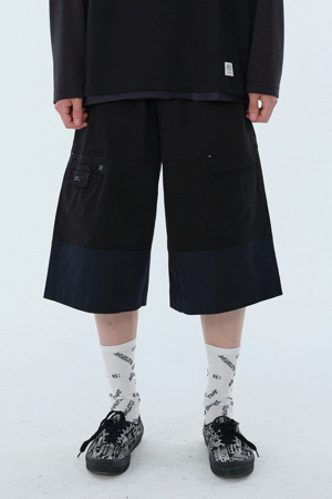 [RE;CODE 남성] Woven Patch Midi Pants