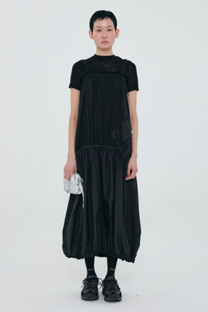 [RE;CODE 여성] Shirring Casual Long Dress