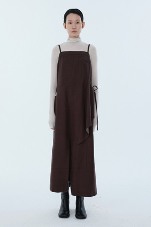 [RE;CODE 여성] Belted A-Line Long Dress