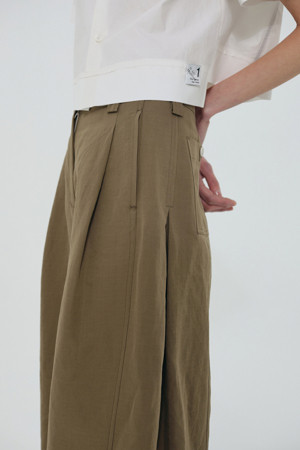 [RE;CODE 여성] Linen Wide Pants