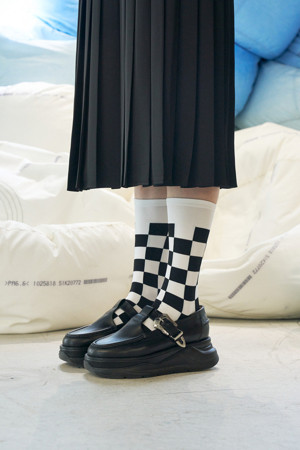 [RE;CODE] Checkerboard Concept Socks