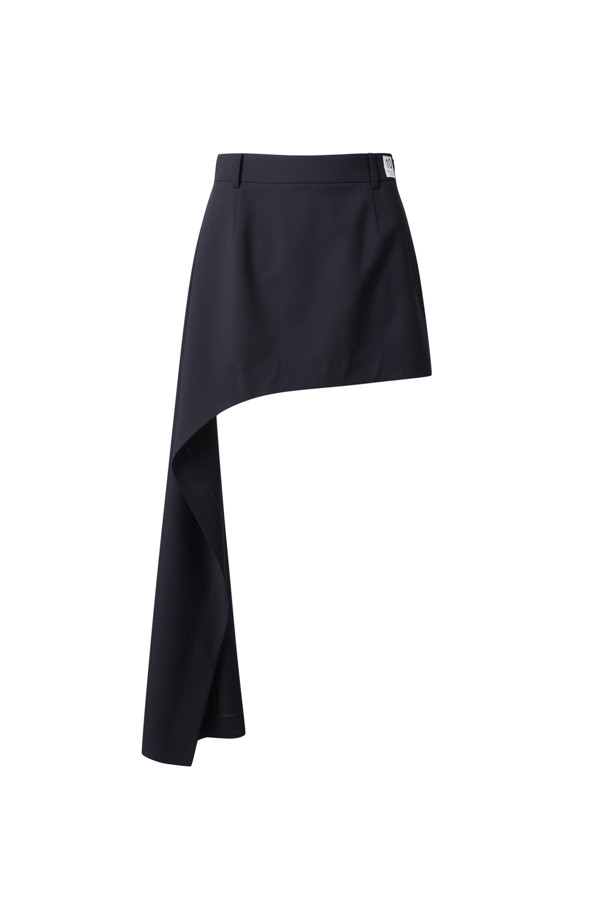 RE;CODE - 롱스커트 - [RE;CODE 여성] Asymmetric Draped Skirt