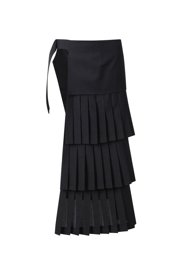 RE;CODE - 롱스커트 - [RE;CODE 여성] Layered Pleats Apron