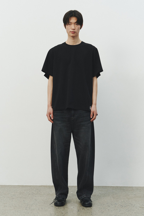 RE;CODE - 반팔티셔츠 - [RE;CODE 남성] Garment Patchwork T-shirt