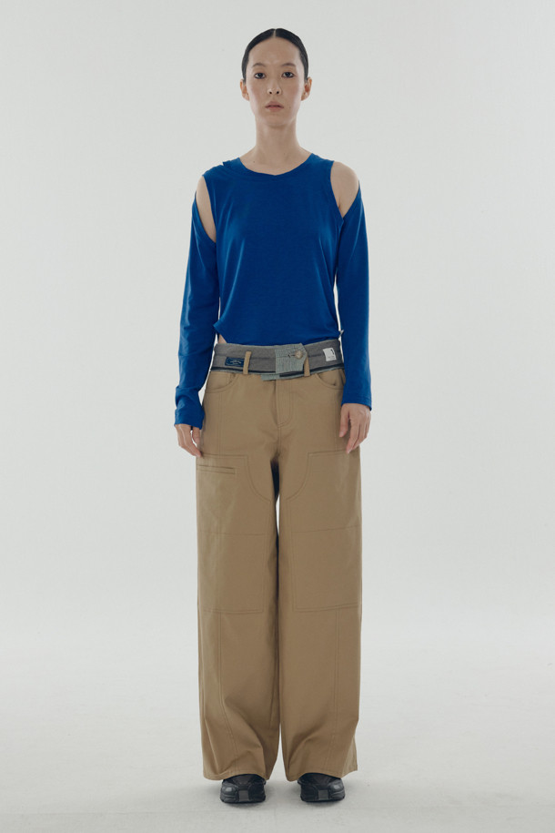 RE;CODE - 롱/미디팬츠 - [RE;CODE 여성] Waist Band Big Pocket Pants