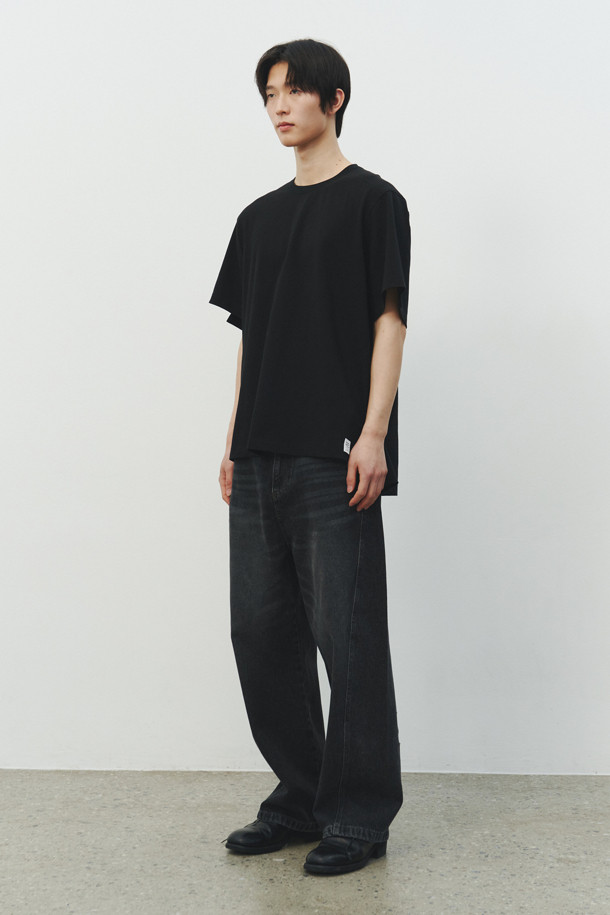 RE;CODE - 반팔티셔츠 - [RE;CODE 남성] Garment Patchwork T-shirt